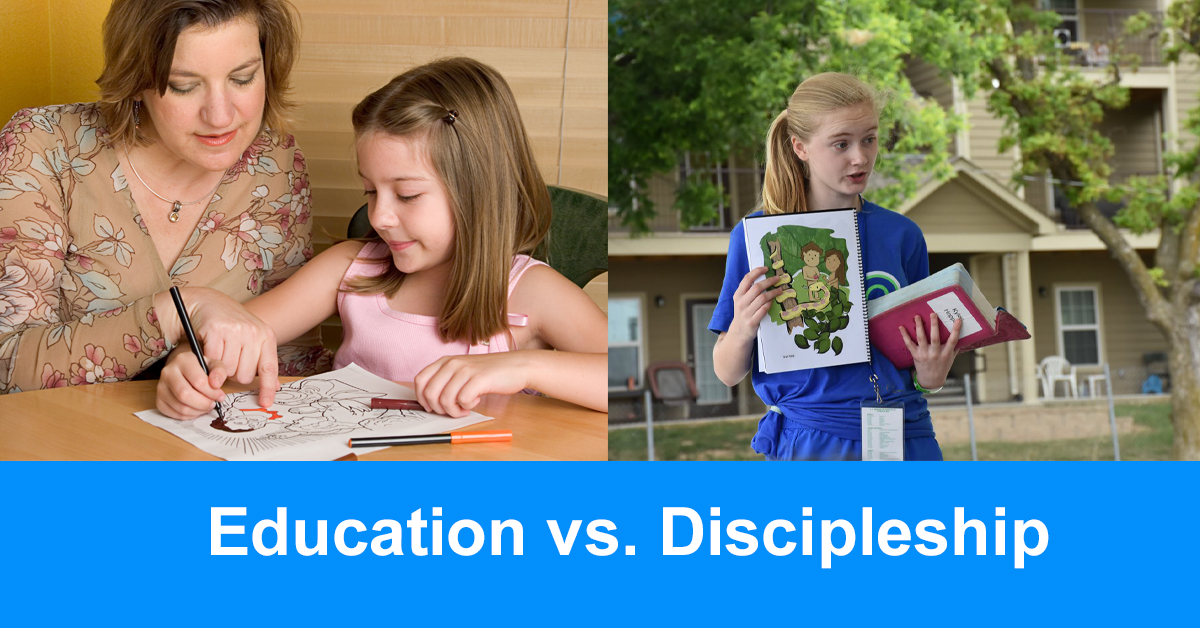Education vs. Discipleship